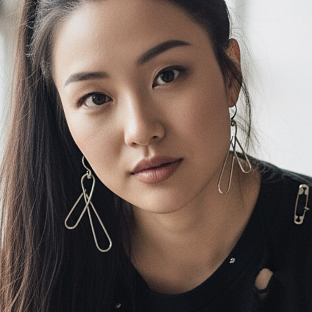 5 For $25💫Silver Wire Geometric Minimalist Style Earrings